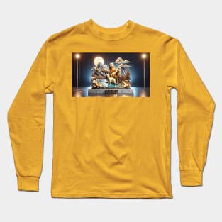 Golden Wolves Canada . Long Sleeve T-Shirt